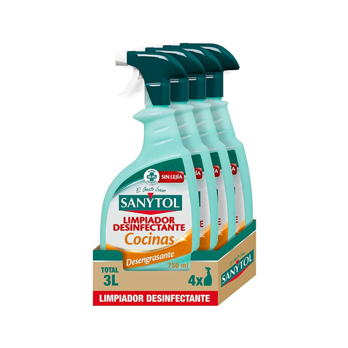 Sanytol Limpiador Cocinas Desinfectante Desengrasante 750 ml 5