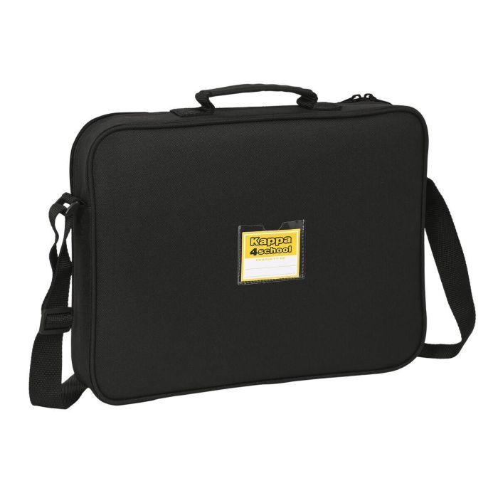 Cartera Escolar Kappa Black Negro (38 x 28 x 6 cm) 1 Cartera Escolar Kappa Black Negro (38 x 28 x 6 cm) 1