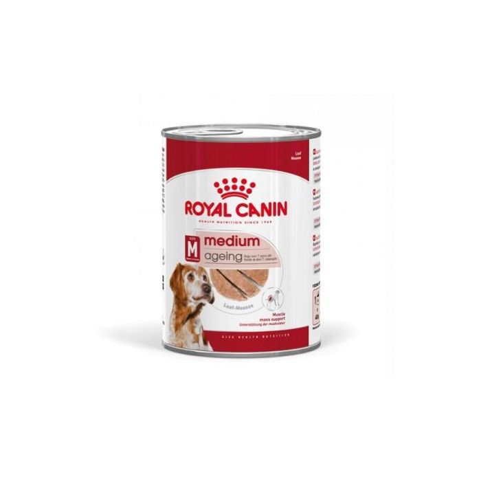 Royal Canin Medium Ageing Pate - 12 Latas de 410 gr para Perros Adultos Royal Canin Medium Ageing Pate - 12 Latas de 410 gr para Perros Adultos