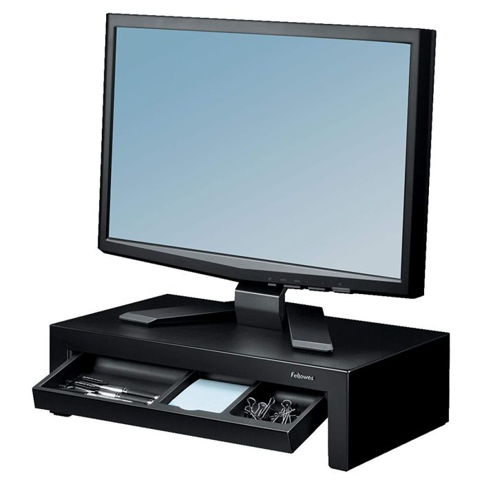 Fellowes Soporte Para Monitor Designer Suites Regulable En Altura Negro