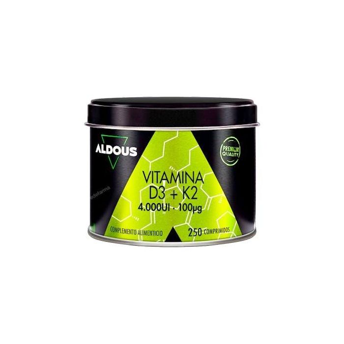 ALDOUS BIO Vitamina D3 + K2 250 Comprimidos