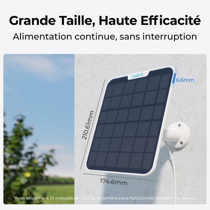 Panel solar REOLINK SR3 5,8 W Blanco 2 Panel solar REOLINK SR3 5,8 W Blanco 2