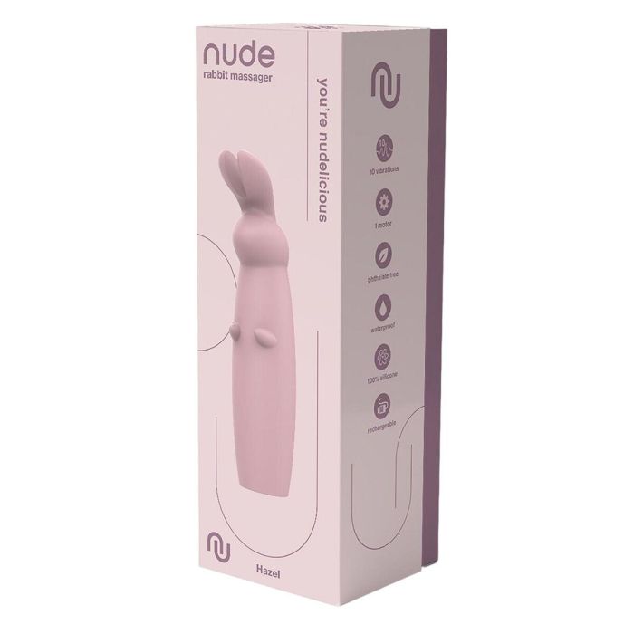 Mini Vibrador Dream Toys Nude Hazel Rabbit Rosa 2