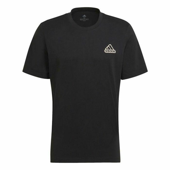 Camiseta de Manga Corta Hombre Adidas Essentials Feel Comfy Negro 0 Camiseta de Manga Corta Hombre Adidas Essentials Feel Comfy Negro 0