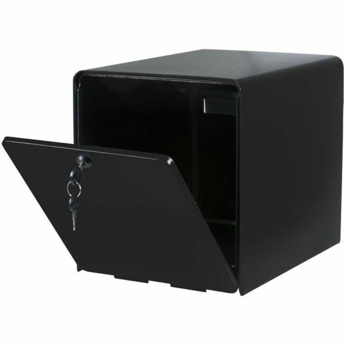 Burg-Wächter BUR3572010526858 Buzón Baltic 2 de Pie, con Puerta, Acero Galvanizado, Apertura Lateral, Negro 2
