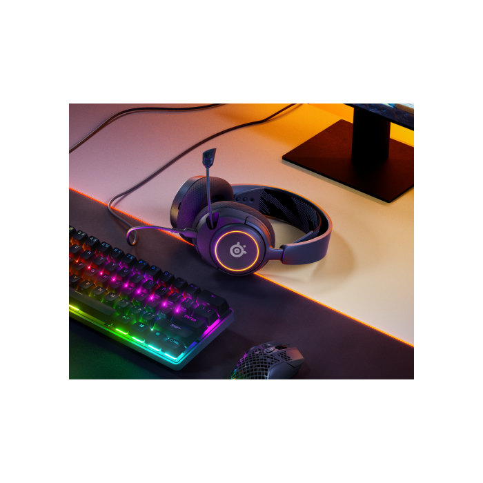 SteelSeries Arctis Nova 3 Auriculares Alámbrico Diadema Juego USB Tipo C Negro 5