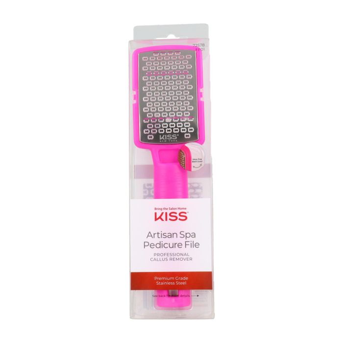 Red Kiss Kny Artisan Spa Pedicure File Pink Raspador De Callos