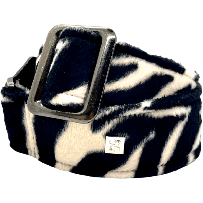 GETM Correa Guitarra Bajo Zebra Nailon Piel Terciopelo Ajustable 165cm 1