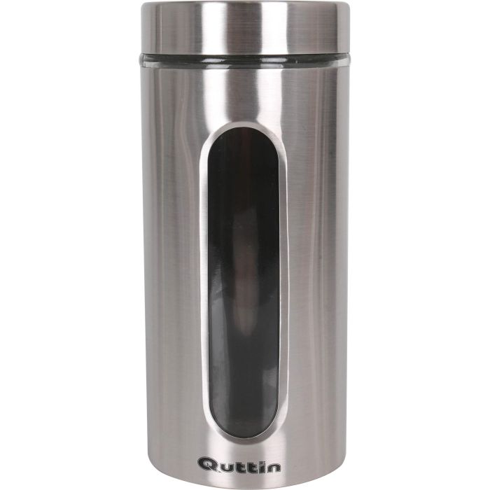 Tarro de vidrio y acero Quttin 1500 ml (12 Unidades) 1 Tarro de vidrio y acero Quttin 1500 ml (12 Unidades) 1