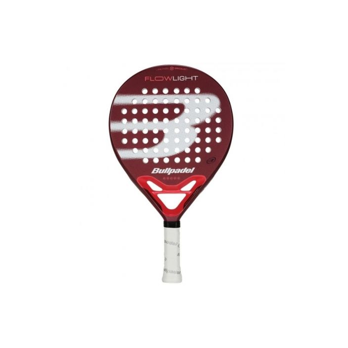 Pala de Pádel Bullpadel Flow Light 25/ Blanca y Roja 0 Pala de Pádel Bullpadel Flow Light 25/ Blanca y Roja 0
