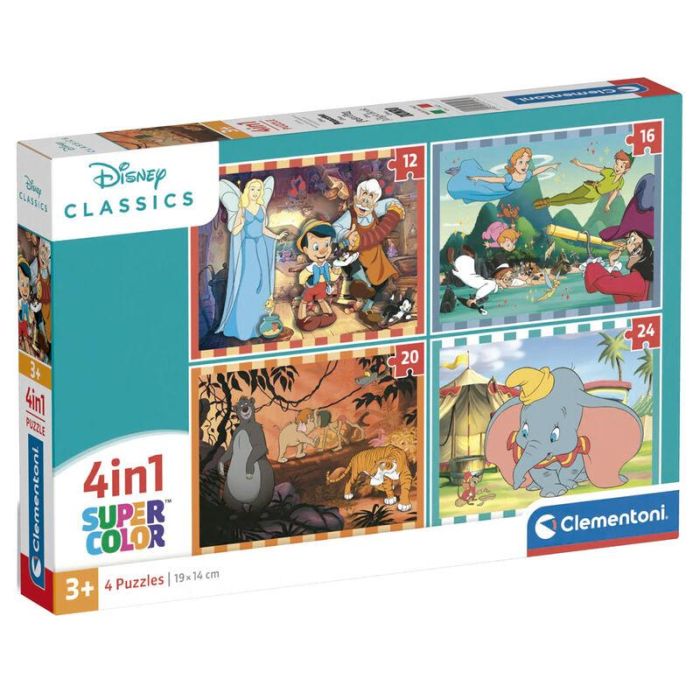 CLEMENTONI Puzzle Classic Disney 12-16-20-24pzs