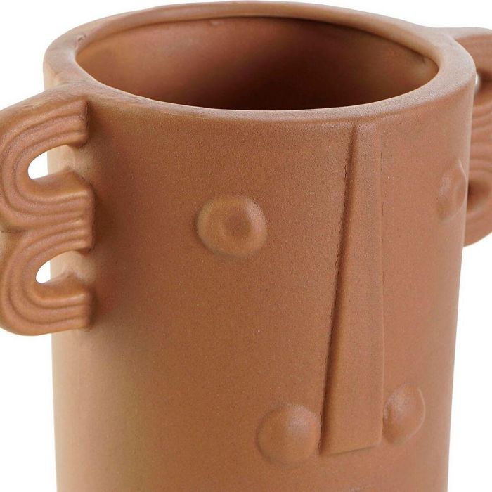 Jarrón DKD Home Decor Porcelana Terracota (15 x 10.5 x 18.7 cm) 1