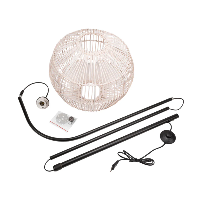 Lámpara de Suelo "Longquan" SKD-F1004 Lámpara de Pie Elegante para Hogar y Negocios