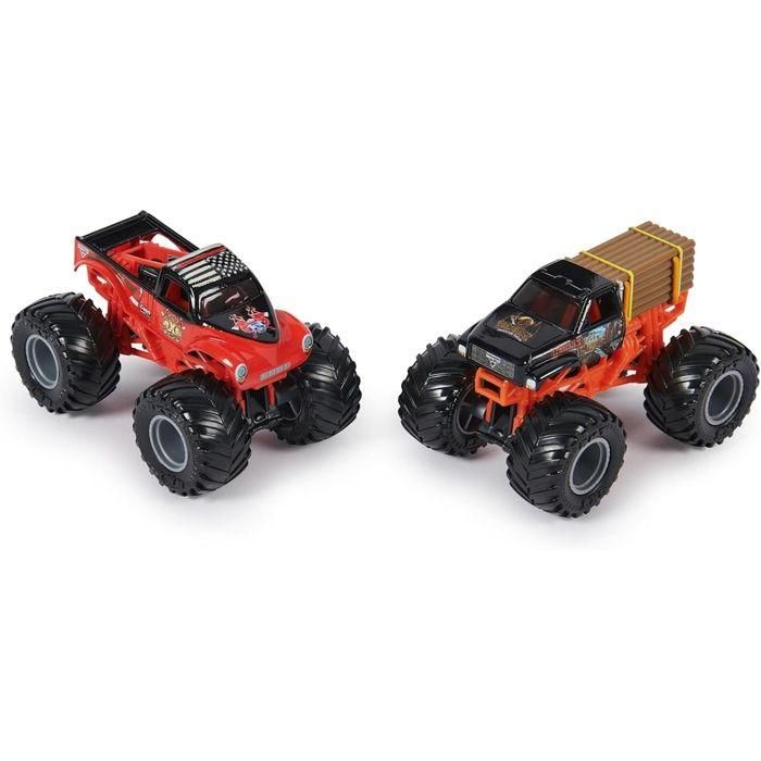 Vehículo de fundición a presión - Spin Master - Monster Jam - 1:64 - Pack de 2 - Mixto - 3 años o más 5