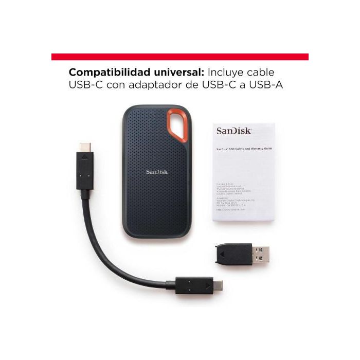Exclusivo Msh - Sandisk Ssd Extreme Portable 2Tb 2 Exclusivo Msh - Sandisk Ssd Extreme Portable 2Tb 2