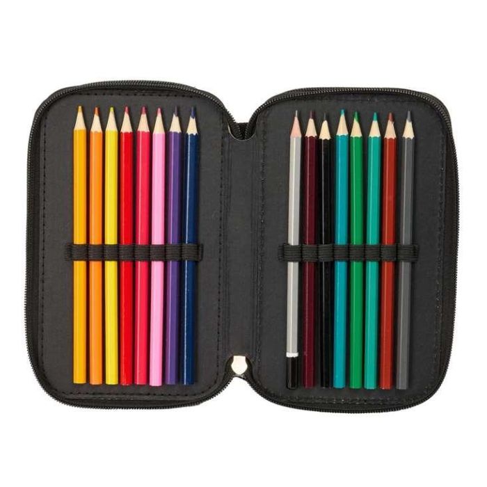 Plumier Escolar Safta Triple 37 Piezas Kappa Dark 195x125x55 mm 3 Plumier Escolar Safta Triple 37 Piezas Kappa Dark 195x125x55 mm 3
