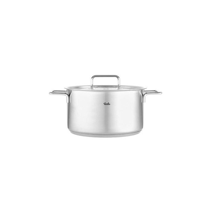 Fissler Pure Olla de Acero Inoxidable 24 cm con Tapa de Metal, Apto para Inducción, Gas, Eléctrico y Cerámica - Ref. 08611424000/0 2 Fissler Pure Olla de Acero Inoxidable 24 cm con Tapa de Metal, Apto para Inducción, Gas, Eléctrico y Cerámica - Ref. 08611424000/0 2