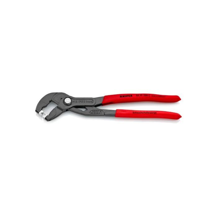 Knipex 85 51 250 C – Alicates para cortar tubos de plástico, Rojo, 250 mm