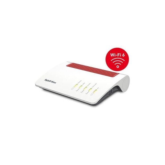 Fritz Router WiFi 6 Fritz!Box 7590 AX, 2400 Mbps + 1200 Mbps, Base Mesh, DECT, USB 3.0, Gigabit LAN