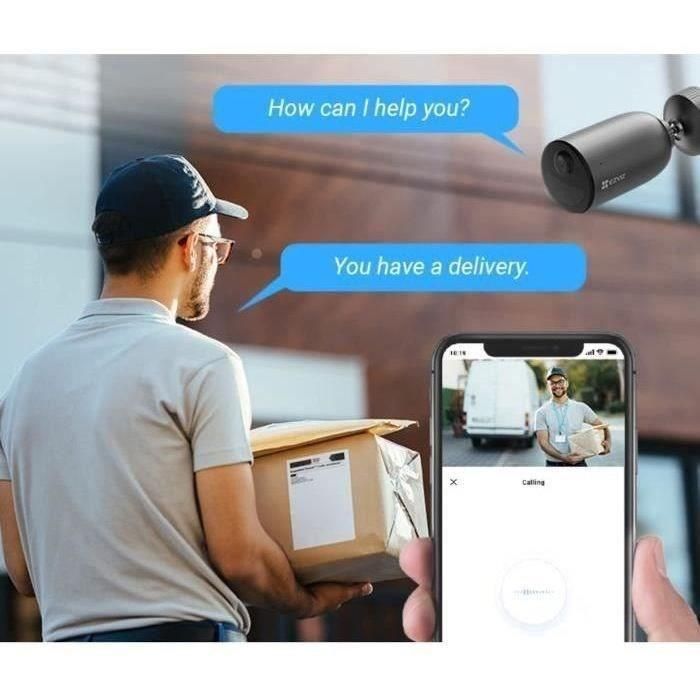 EZVIZ EB3 Cámara de Seguridad IP Exterior Inalámbrica WiFi 3MP (2304x1296) Tipo Bala con Visión Nocturna y Batería Recargable 5 EZVIZ EB3 Cámara de Seguridad IP Exterior Inalámbrica WiFi 3MP (2304x1296) Tipo Bala con Visión Nocturna y Batería Recargable 5