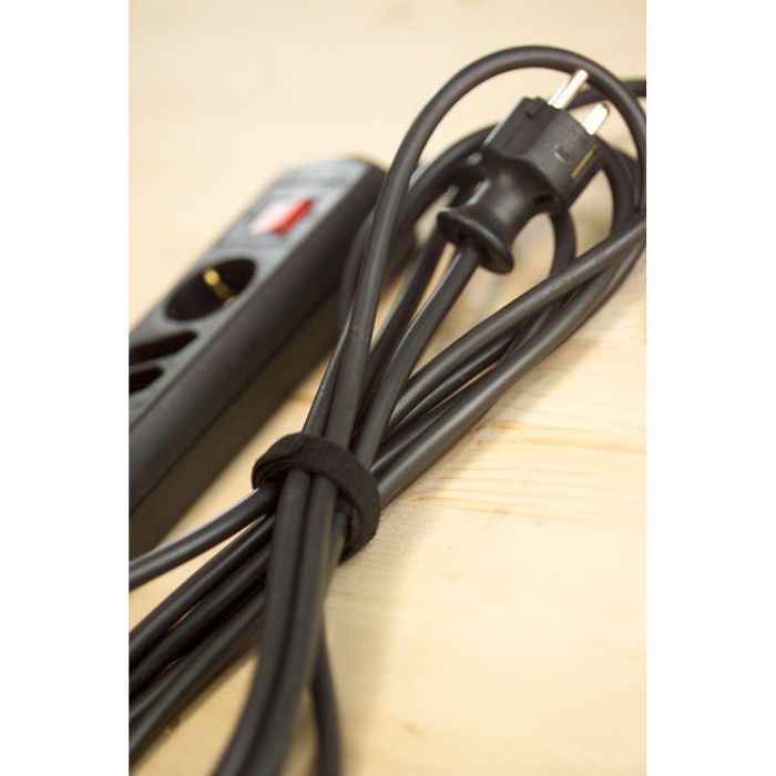 Velcro Cinta One-Wrap 20x25m Negra Sujeción Cableado 3
