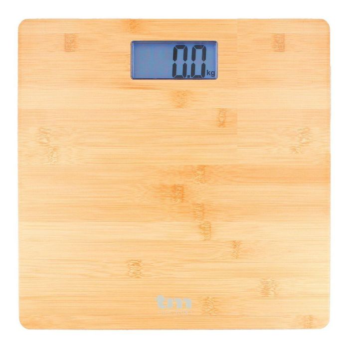 Báscula Digital de Baño TM Electron Marrón Bambú 4 Báscula Digital de Baño TM Electron Marrón Bambú 4
