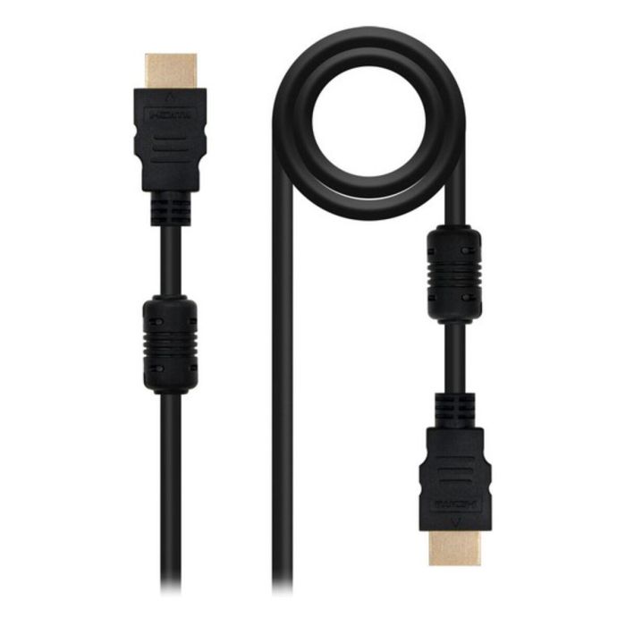 Cable HDMI NANOCABLE 10.15.1802 (1,8M) Negro