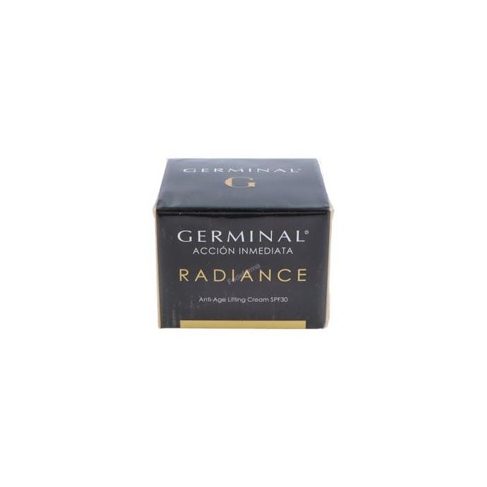 Germinal ACCIÓN INMEDIATA RADIANCE Crema Facial Anti-Edad Lifting SPF30 Día Hidratante Tensor Reafirmante para Todo Tipo de Pieles 50 ml