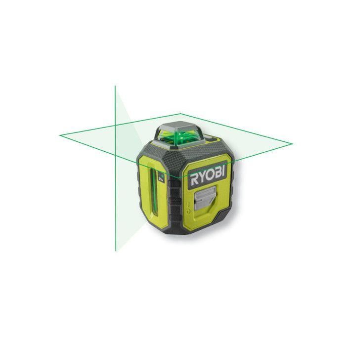 Láser verde de 360 ??° - Rango de 25 m - Precisión +/- 0.5 mm - Entregado con un bastón telescópico, un bolsillo, 4 baterías 2 Láser verde de 360 ??° - Rango de 25 m - Precisión +/- 0.5 mm - Entregado con un bastón telescópico, un bolsillo, 4 baterías 2