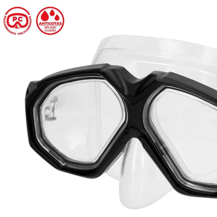 Gafas de Buceo AquaSport Negro (6 Unidades) 2 Gafas de Buceo AquaSport Negro (6 Unidades) 2