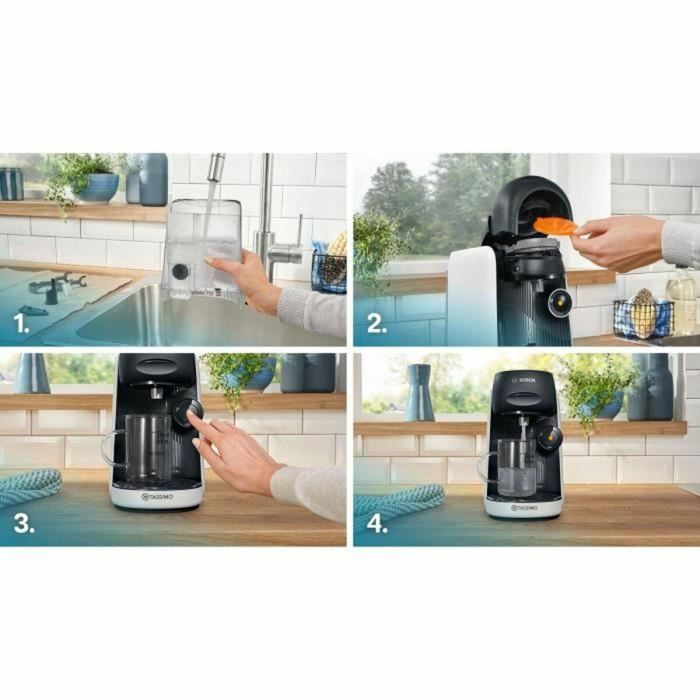 Bosch BOS4242005449804 Cafetera multibebidas TASSIMO T16 Finesse blanco 1400W 1
