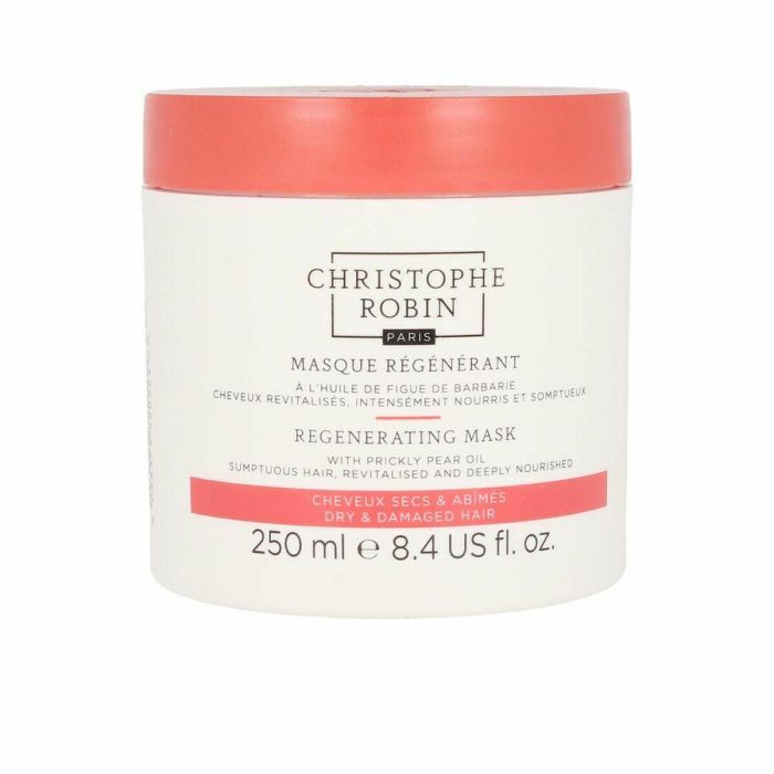 Christophe Robin Mascarilla Regeneradora Nutritiva Intensa con Aceite de Nopal para Cabello Seco y Dañado 250 ml