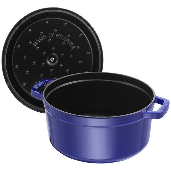 Staub La Cocotte 26cm rund dunkelblau. Gusseisen 1 Staub La Cocotte 26cm rund dunkelblau. Gusseisen 1