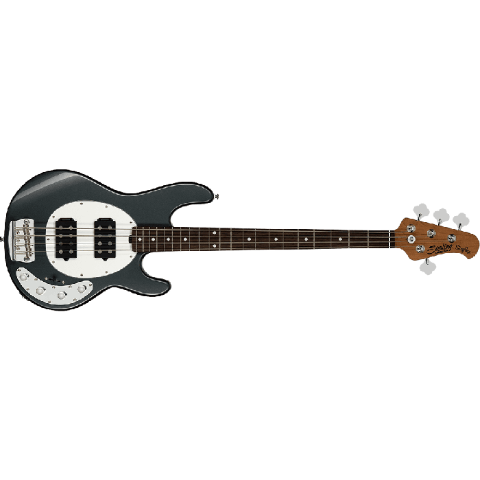 Sterling by Music Man StingRay Ray34 HH Bajo Eléctrico - Pastillas Humbucking Alnico - Mástil Arce - Charcoal Frost
