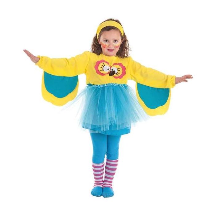 Creaciones Llopis Disfraz Infantil Búho Niña Ojazos Talla 1 - Edad 3-5 años - Incluye Mono, Capucha y Calcetines Creaciones Llopis Disfraz Infantil Búho Niña Ojazos Talla 1 - Edad 3-5 años - Incluye Mono, Capucha y Calcetines