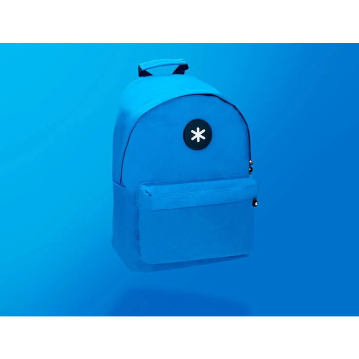 Antartik Mochila Azul con Asas Acolchadas, Bolsillos con Cremallera, Compartimento para Portátil y Dimensiones 310x160x410 mm 11