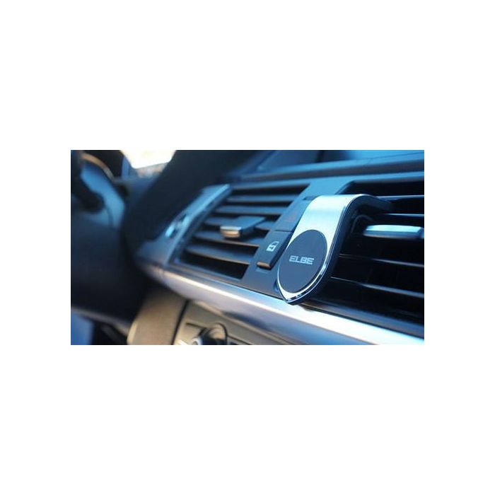 Elbe ACC-101 Soporté de Móvil Aluminio/Magnético para Coche, Aire Acondicionado 3 Elbe ACC-101 Soporté de Móvil Aluminio/Magnético para Coche, Aire Acondicionado 3