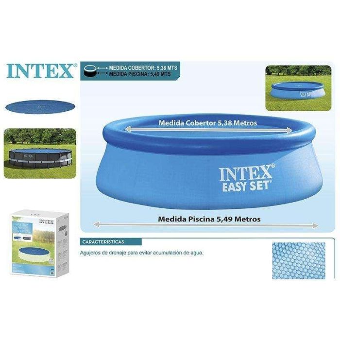 Cubrepiscinas Intex 28015 Redondo Solar Ø 549 cm 14