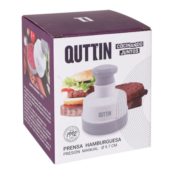 Prensa Hamburguesas Manual Quttin - Plastico (18 Unidades) 6 Prensa Hamburguesas Manual Quttin - Plastico (18 Unidades) 6