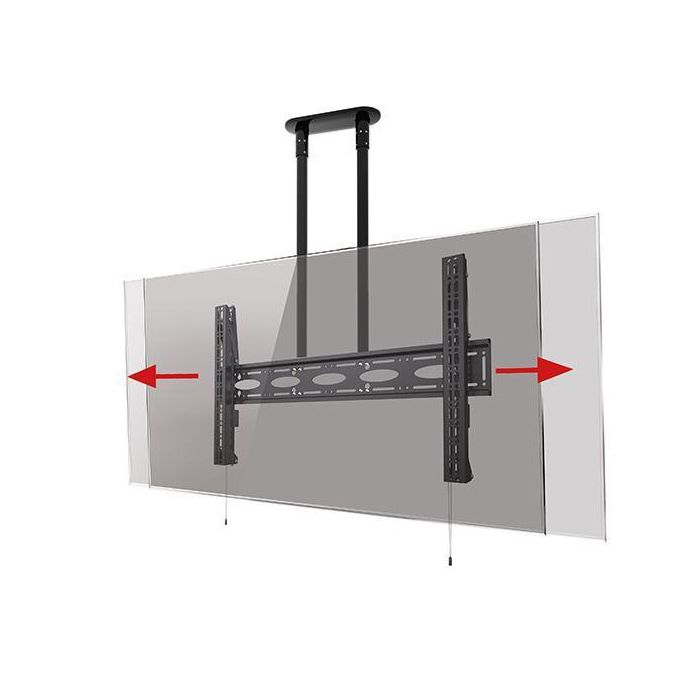 B-Tech Universal Extra-Large Flat Screen Ceiling Mount with Tilt, 65" (165cm) - 100" (254cm), VESA 1000 x 600 mm, 80 Kg max, 1.5 m 2 B-Tech Universal Extra-Large Flat Screen Ceiling Mount with Tilt, 65" (165cm) - 100" (254cm), VESA 1000 x 600 mm, 80 Kg max, 1.5 m 2