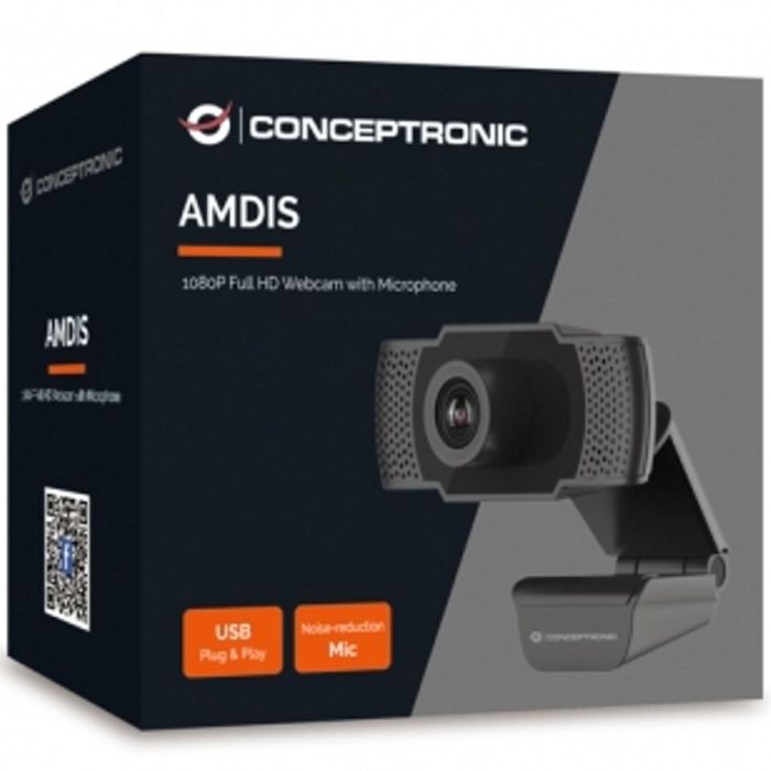 Webcam Gaming Conceptronic 100752507201 FHD 1080p 1 Webcam Gaming Conceptronic 100752507201 FHD 1080p 1