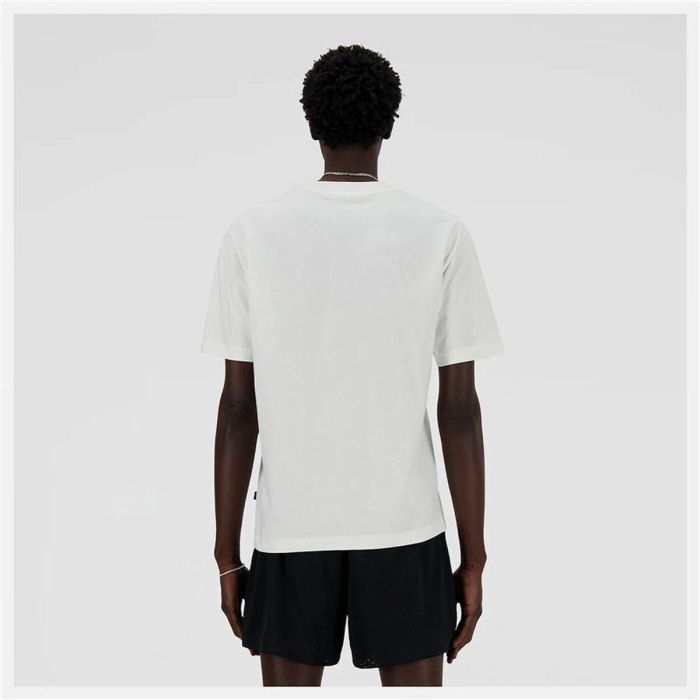 Camiseta de Manga Corta Hombre New Balance MT41593 SST Blanco (S) 3 Camiseta de Manga Corta Hombre New Balance MT41593 SST Blanco (S) 3
