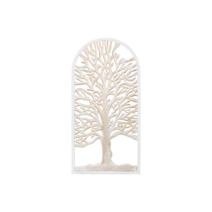 DKD Home Decor Decoración Pared Tradicional Árbol MDF Blanco Beige 122 x 60.5 x 3.5 cm 1 DKD Home Decor Decoración Pared Tradicional Árbol MDF Blanco Beige 122 x 60.5 x 3.5 cm 1