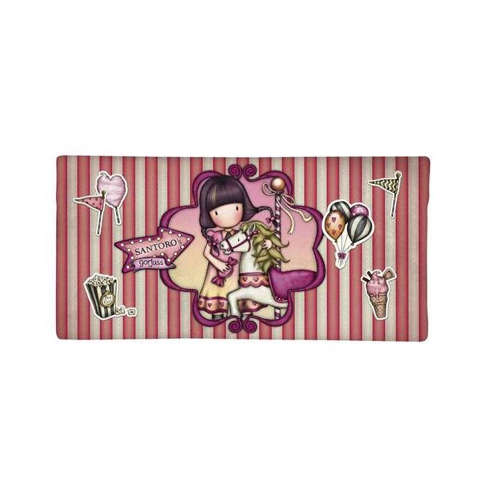 Estuche Escolar Gorjuss Carousel Salmón (22 x 11 x 1.5 cm) 1