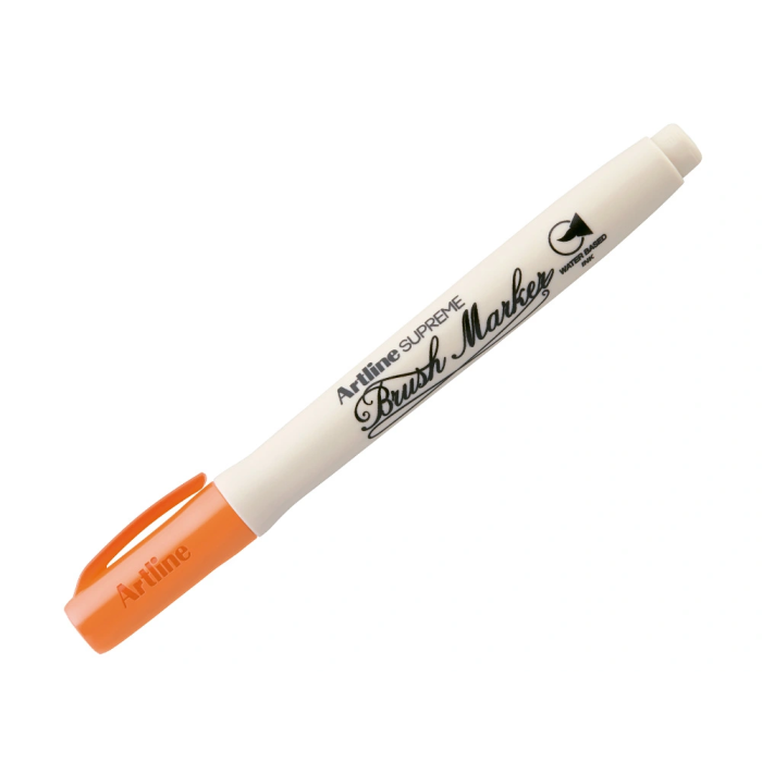 Artline Rotulador Supreme Brush EPFS Pintura Base Agua Punta Pincel Trazo Fino Ocre 1
