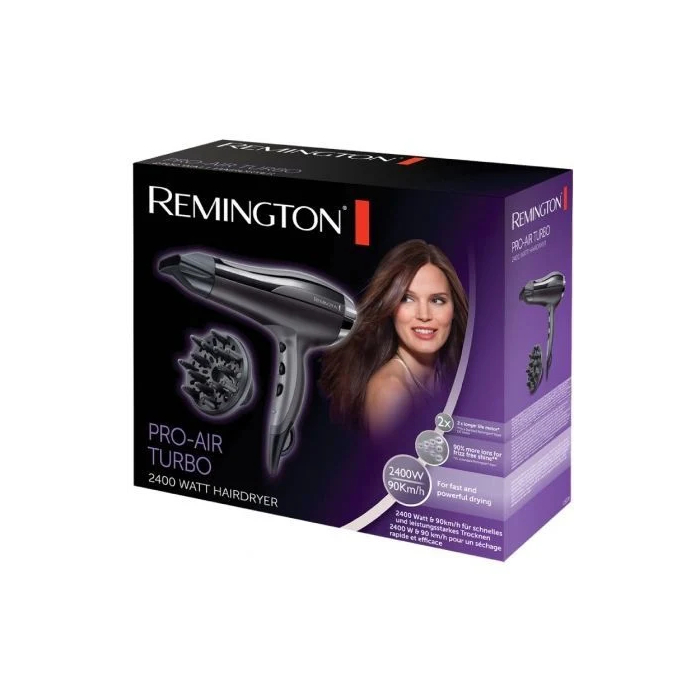 Remington D5220 Secador Pro-Air Turbo 2400W Negro 1 Remington D5220 Secador Pro-Air Turbo 2400W Negro 1