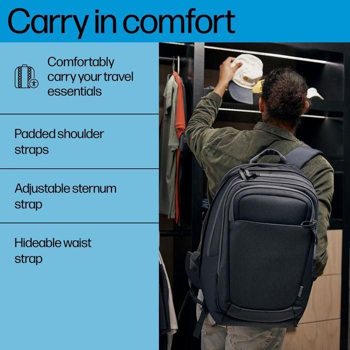 HP Mochila para Portátil Travel Plus 30L 17-inch 7