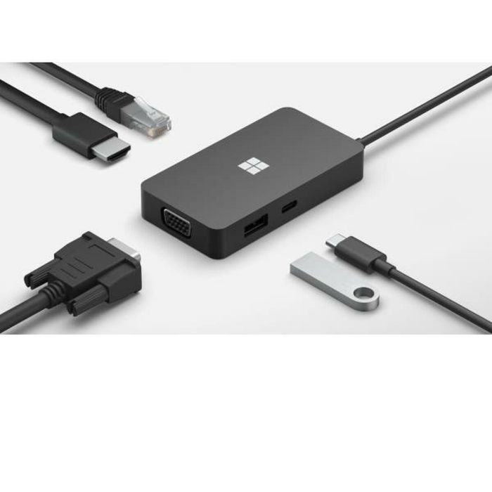 Microsoft Hub USB Tipo C con Ethernet, HDMI, VGA, USB-A - Compatible con Windows, MacOS, Android, Chrome OS 2 Microsoft Hub USB Tipo C con Ethernet, HDMI, VGA, USB-A - Compatible con Windows, MacOS, Android, Chrome OS 2