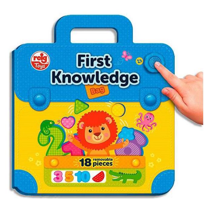 Reig Bolso de aprendizaje interactivo con 20 frases, sonidos y melodías para abecedario y números 3+ años - Modelos surtidos 4 Reig Bolso de aprendizaje interactivo con 20 frases, sonidos y melodías para abecedario y números 3+ años - Modelos surtidos 4