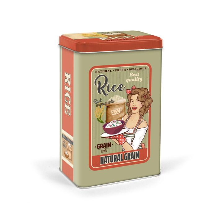 Bote Metálico Quttin RICE (12 Unidades) 1 Bote Metálico Quttin RICE (12 Unidades) 1